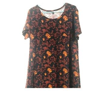 Large lularoe legging material Carly